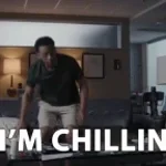 He is relaxed for life _