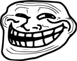 Troll face laugh