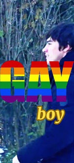 OUT OF MY WAY GAY BOY!!