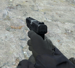Counter Strike Source 9mm Sidearm Shot