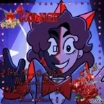 see how his feet miss the ground