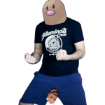 attenzione gnomo armato di ascia