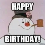 Frosty Happy Birthday