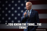 You know the thing