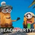 party at the beach