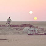 Star Wars Binary Sunset