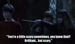Harry Potter 1 - Ron Weasley - You're a little scary sometimes you know that brilliant