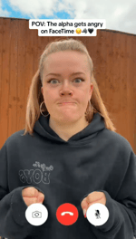 Cringe girl and papi