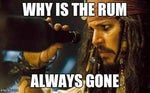 Pirates Of Caribbean - Jack Sparrow - Why is the rum always gone?