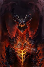 Deathwing's roar with Destroyah's and Smaug's roar