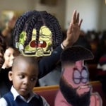 Patrick singing with his soul.