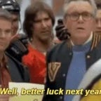 Better luck next year