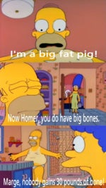 Homer Simpson - I'm a big fat pig