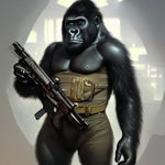 hi there is this gorilla