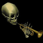skull trumpet
