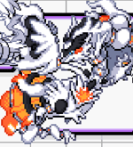 A chicken trying to turn into a rabbit