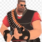 Team Fortress 2 Heavy - We push cart back!