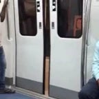 Budapest Metro door closing