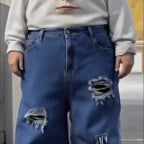 brand new ripped jeans