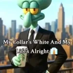white collar squidward
