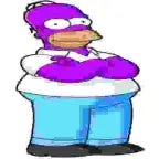 simpons purple simpsons