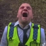 British Cop Crying and Screaming No