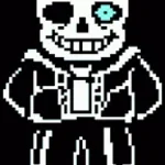 Sans is angry but its more quiet