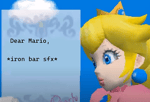 Peach's letter meme