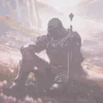 aarmored knight walking