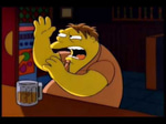 The Simpsons - Barney -Argh! Natural light! Get it off me!
