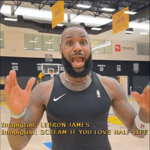 lebron james, scream if you love half life