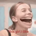 girl laugh meme