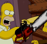 Stay back, I got a chainsaw!