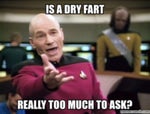 Dry fart