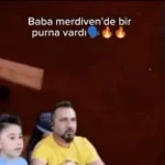 baba merdivende bi purna vardı