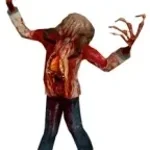 Reversed Half Life Zombie Burning