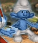 smurf dance made with Voicemod technology