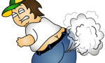 then it go fart fart fart fart (LOUD)