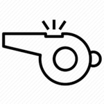 Whistle alarm sound