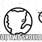 Hey, you two should kiss!