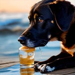 Dog Bebendo Agua