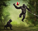 Gorilla tag is a game