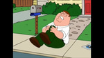 Peter falls and hurts his knee