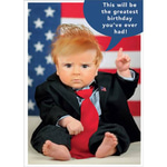 Donald trump as a baby