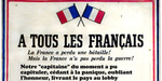APPEL AUX FRANCAIS