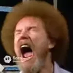 Bob Ross Screaming