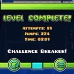 Geometry dash level complete SFX