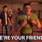 calm down ryan, were ur criends