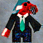 Fake man voice
