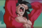SSJ4 GOKU SCREAMING